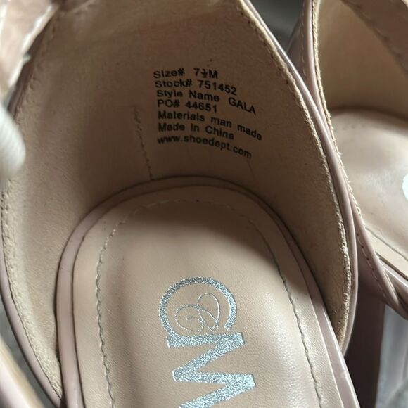 Chelsea Moreland Gala Shoes Heels in Nude Women's Size 7.5 - Picture 7 of 8